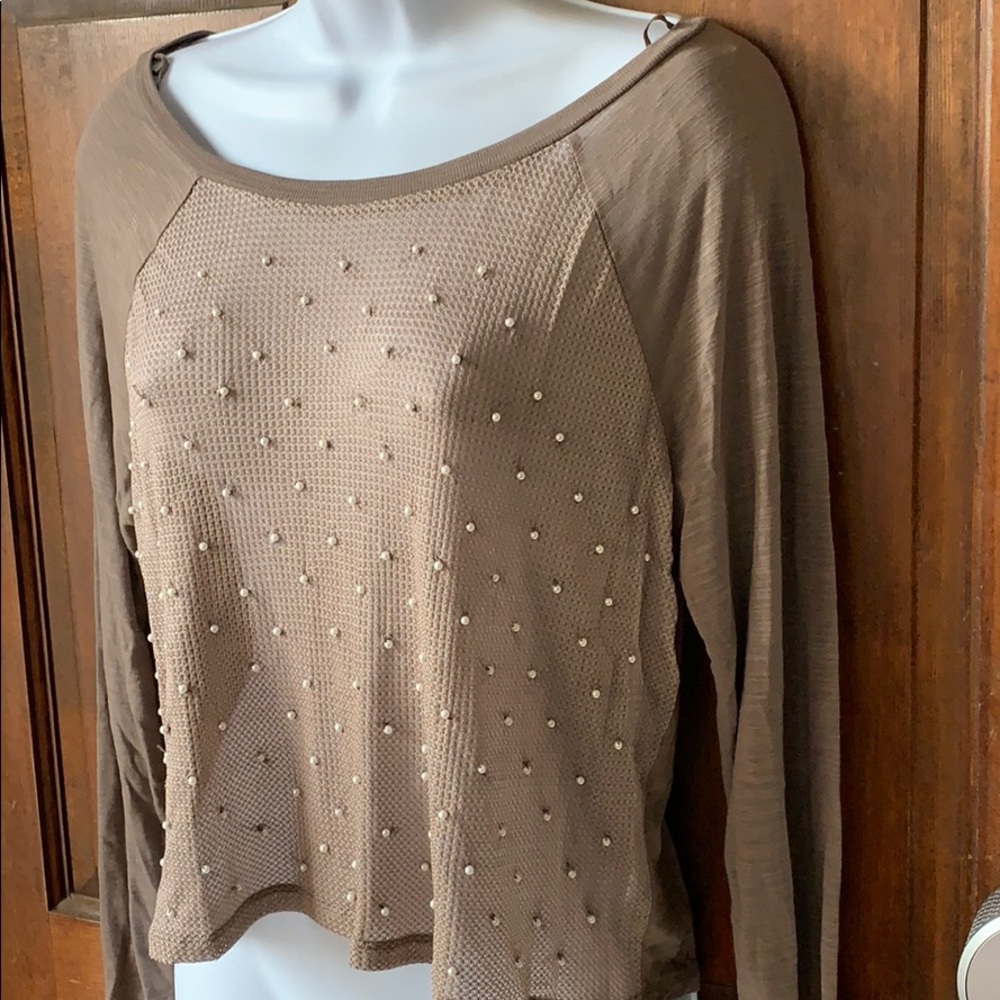 Beaded tee